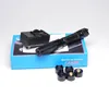 Beste High Power 450 nm M2 Blaue Laserpointer Stift ClassIV Einstellbarer Fokus Lazer 5 Muster Adapter Ladegerät Box kostenloser Versand