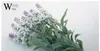 12 Stück Zweige Provence Lavendel künstliche Blume für Hochzeitsarrangement hochwertige Hochzeit Home Dekoration Blumen Handwerk Pflanze