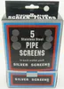 Écran de pipe écran de pipe de tabac écrans de pipe couleur argent 0,78 "pouces 20mm accessoires pour fumeurs coût de gros écrans en laiton
