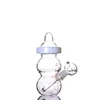 휴대용 귀여운 아기 병 작은 DAB 물 담뱃대 봉수 파이프 판매 6 인치 및 14mm 조인트