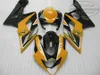 SUZUKI 2005 2006 GSXR1000 페어링 용 오토바이 부품 사용자 지정 05 06 GSX-R1000 K5 K6 검정색 오렌지 페어링 키트 QF18