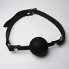 Open Mouth Gag Silicone Ball Gag BDSM Leather Harness Gag Sex Toys Strap On Mouth Gag Bondage Gear Sex Products Slave Sex Shop8173409