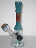 DAB 장비 색상 유리 가발 Wag Oil Rig Rig Rig Rigate Oil Rig Beaker Base Bong Bong 7.4 ''유리 봉 미니 봉 DAB 워터 파이프