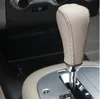 Étui pour Nissan Murano couvercle de pommeau de levier de vitesse automatique en cuir véritable bricolage housses en cuir accessoires de voiture cousus à la main