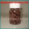 1000pcs/bottle 4.0mmx3.6mmx6mm Micro copper Rings Links/Beads For Hair Extensions tools 8 colors