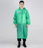 Transparent Raincoat Kvinnor Män Portabel Utomhus Travel Rainwear Vattentät Engångs Camping Hooded Ponchos Plast Regnskydd
