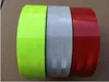 5cm*20m High Visibility Truck Car Motorcycle Van Traffic Signal Reflective Sticker Tape Adhesive Reflect White Red Warning Tapes