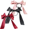 Colorfully Boutique Bows Elastic Hair band for girl and woman hair Accessories Ribbon Bow Hair Tie Rope Hair Band