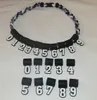 New Custom Silicone Numbers for Sport Tornado Titanium Necklace Baseball Number