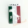 Universal Car Truck Chrome Accessories Italy Italian Map IT Flag Logo Emblem Badge 3D Sticker Decal Trim