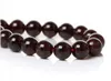 Free Shipping new Natural Stone Dark Red Garnet Round Loose Beads 16" Strand 4 6 8 10 12 MM Size For Jewelry Making No.SAB15 DIY