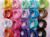 100pcs/lot 20 Colors Baby Girl Kids Tiny Hair Accessary Hair Bands Elastic Ties Ponytail Holder