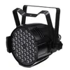 GRATIS Frakt 54X3W Cast Aluminium High Power LED Stage Lighting RGB 3IN1 TRI LED PAR CAN PAR Lights