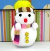 11 * 6 cm pupazzo di neve di Natale giocattolo bambola albero di Natale widget decorazioni natalizie regali bambole di Natale piccole dimensioni CS014