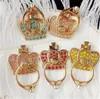 Luxury Diamonds Metal Mobile Phone Ring Holder Imperial Crown Finger Grip Cell Phone Stand for Samsung s8 NOTE 74357252