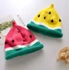 Baby Toddler Knitted Crochet Watermelon Hat Boy Girl kids Winter Warm soft Knit Cap Christmas presents 1Y- 10Y