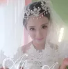 Mode Bröllopsceremoni Outfit Beaded Crystal Pearl Crown Head Bröllop Bröllop Hår Tillbehör Huvudstycken Tiaras Ny