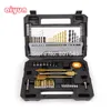 68pcs/set drill bits set masonry impact drill wood flat drill twist drill bit for metal woodworking