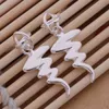 Fashion (Jewelry Manufacturer) 40 pcs a lot Serpentine earrings 925 sterling silver jewelry factory price Fashion Shine Earring