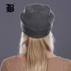 Chapeau d'hiver pour femmes fille S décontracté Skullies bonnets laine chapeau garder au chaud bonnets tricotés casquette avec doublure femme bonne qualité casquettes décontractées