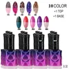 WholeChoose 10 Mood Color Changing Nail Polish Lacquer långvarig 15 ml Soak Off Gel Nail Varnish 205 Fashion Color for C1637154