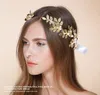 Accessoires de cheveux en or de mode 2016 Nouveaux perles d'arrivée Headpice de mariage pas cher Modest Crystal Fascinateurs Sexe sexy pas cher Modest 8445618