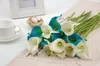 كالا الزنبق لحضور حفل زفاف زهرة باقة من الزهور الناعمة البلاستيكية الزهور الزخرفية كالا ريال اللمس HP011 شحن مجاني
