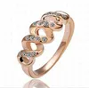 Ringe für Frauen, Eheringe, Kleid, mit Roségold gefüllte Verlobungsringe, modische koreanische Schmuckmarken, Goldringe, Freimaurer-Diamantringe