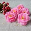 200pcs 8 cm tkanina sztuczna różowa jedwabne kwiaty