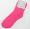 Whole-Autumn Winter winter warkm thick socks coral fleece colorful stockings whole fuzzy socks 12 Pairs lot201n