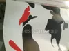 Red White Arctic Camo Vinyl Car Wrap Film With Air Rlease Gloss Matt Snow Camouflage Pixel Car Sticker Decal 1 52x30M ROLL5X99F242C
