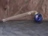 Brûleurs à mazout en verre courbé de 14cm Conduites d'eau en verre de bong avec équilibreur en verre de différentes couleurs pour fumer