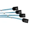 Mini SAS till SATA-kabel Dada Transfer Mini SAS 4I SFF-8087 36P 36-pin Male till 4 SATA 7-pin splitteradapterkabel 0,5 meters