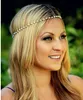 All'ingrosso-Multistrato horquillas bijoux gioielli oro nappa capelli Bindi lascia Boho accessori per capelli strass tiara tiara principessa coroa