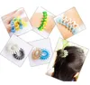 Elastyczne kolorowe kolorowe nano włosy pierścień na rękę kucyk nakładki do włosów Cukierki kolory kolory modne akcesoria epoksydowe rozszerzone lina hqsy29272475