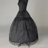 Vit tyll brud klänning crinoline boll klänning brud klänning petticoat 3 stål ring golvlängd bröllop klänning slip stil bröllop pet249h