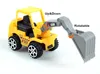 Mini camión de ingeniería modelo de juguete Tractor pala rodillo de camino excavadora trituradora máquina de agarre de madera 6 estilos para Navidad niño Bir2093276