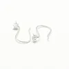 Beadsnice 925 Silver Earring Hooks French Earwire Flower Earrings Silver Jewelry Supplies Hook Earring Findings Wholesale ID 25424