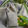 Natural Linen Gift Bag 7x16cm 8x22cm 10x35cm Wigs Hair Jewelry Gift Packaging Pouch1776869