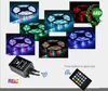 Новейшая музыкальная светодиодная лента 5M 5050 SMD RGB-полоски 12V Музыкальный звуковой датчик Светодиодная лента Водонепроницаемый ИК-контроллер 20 клавиш Включая адаптер