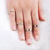 100pcs Top Grade Silver Band Rings Hot Sale New Fashion Punk Finger Ring For Women Girl Men Jewelry Wholesale Free Shipping 0010WR