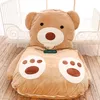 Dorimytrader 180 cm x 120 cm coccolone cartone animato sorridente orso peluche beanbag morbido letto tatami sacco a pelo divano materasso tappeto regalo1726372