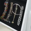 Ücretsiz Nakliye Masa Üstü Mini Mücevher Kutusu Ahşap Takı Armoire Kutusu Ayna Ev Mobilyaları Ücretsiz Nakliye ABD depo