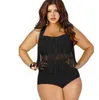 Einzelhandel Plus Size Bademode für Frauen Fransen Quasten Bikini Badeanzug mit hoher Taille Sexy Frauen Badeanzug gepolsterter Boho Badeanzug 11 Colo3146690