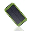 20000mAh 2 USB Port Solar Power Bank Charger External Backup Battery With Retail Box For Mobile Phone digital devices