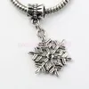 MIC 108pcs Tibetan Silver Cute Christmas Tree Snowflake Bell Boots Stock Snowman Elk Charm Pendant 103004