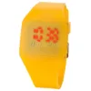 Sports Systemic Silicone Ultra-mince Multi-fonction Design Unisexe Date LED Montres 1J7K