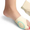 Wholesales 20Pairs = 40pcs Hallux Valgus Correction Sleeve Feet Care 특별 엄지 발가락 뼈 실리콘 링 발 엄지 손가락 정형 버팀 쇠 릴리프