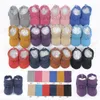 Multy Color Mocasines para bebés Suela blanda 100% cuero genuino primeros zapatos para caminar Zapatos de cuero para bebés recién nacidos Borlas maccasions boot / bootie A076