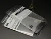17.5 * 10.5 * 2 cm Moda Blister PVC Plastik Perakende Ambalaj Kutusu / Paket Için s5 s6 kapak Kılıf için 6 artı iphone6 ​​için deri kılıf